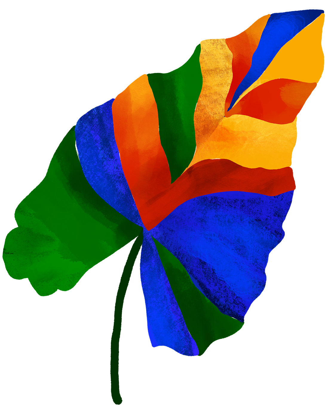 Decorative leaf illustration